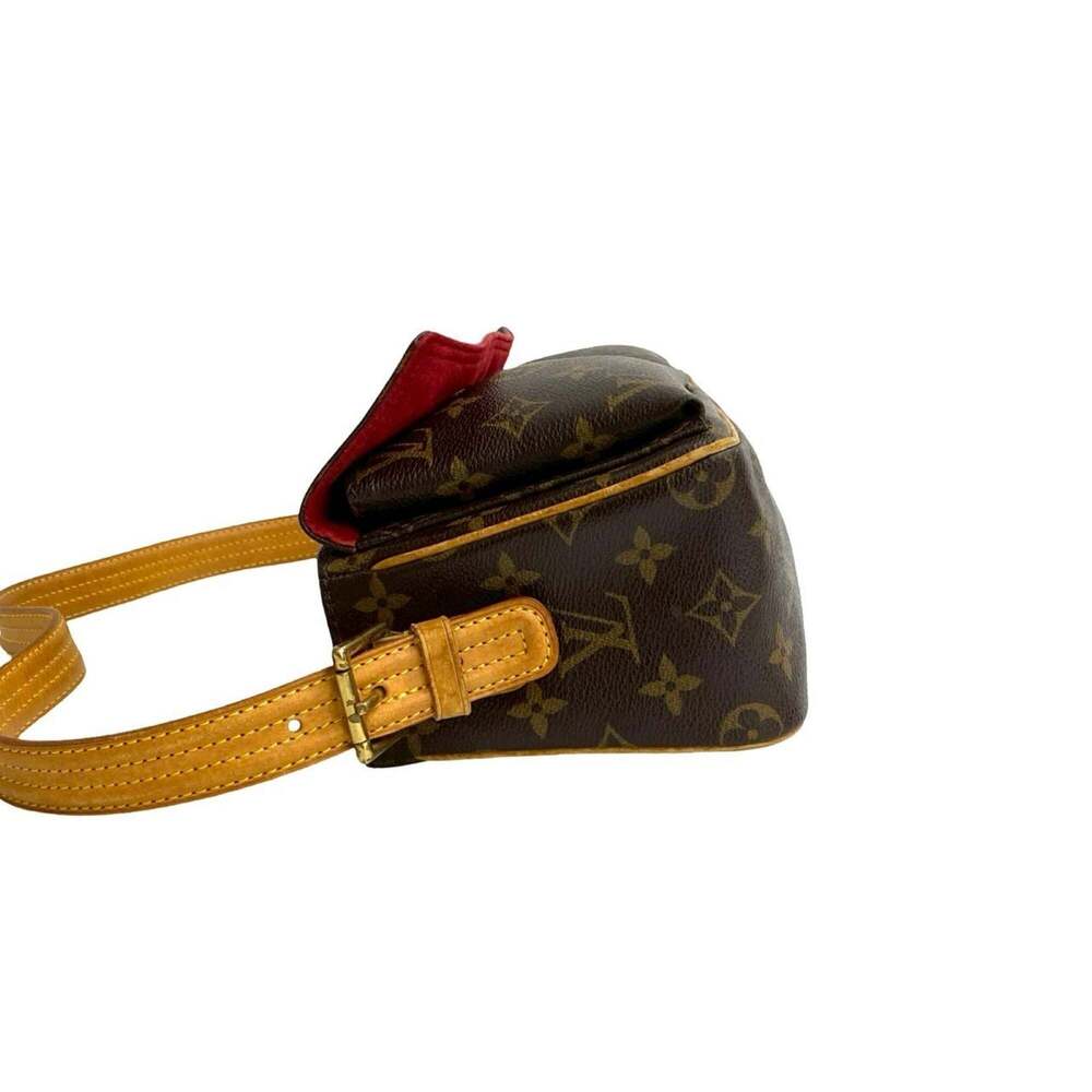 LOUIS VUITTON Authentic Brown Monogram Leather Shoulder Bag - Picture 5 of 10